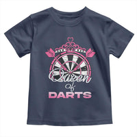 Queen Of Darts Toddler T Shirt Funny Dart Gift For Women - Wonder Print Shop