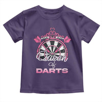 Queen Of Darts Toddler T Shirt Funny Dart Gift For Women - Wonder Print Shop