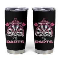 Queen Of Darts Tumbler Cup Funny Dart Gift For Women - Wonder Print Shop