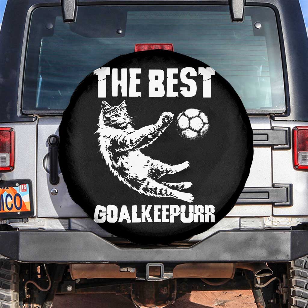 The Best Cat Goalkeeper Spare Tire Cover Soccer Player Gift