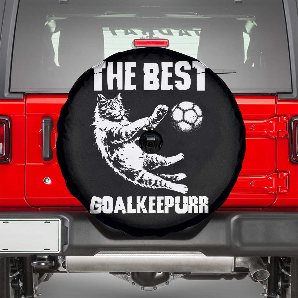 The Best Cat Goalkeeper Spare Tire Cover Soccer Player Gift