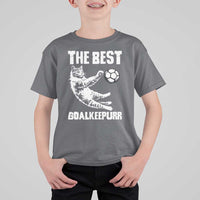 The Best Cat Goalkeeper T Shirt For Kid Soccer Player Gift