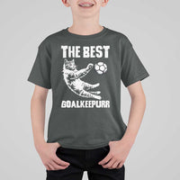 The Best Cat Goalkeeper T Shirt For Kid Soccer Player Gift