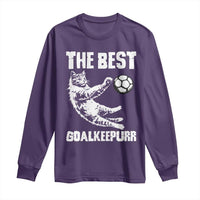 The Best Cat Goalkeeper Long Sleeve Shirt Soccer Player Gift