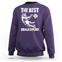 The Best Cat Goalkeeper Sweatshirt Soccer Player Gift