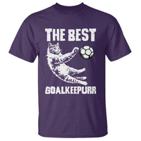 The Best Cat Goalkeeper T Shirt Soccer Player Gift