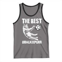 The Best Cat Goalkeeper Tank Top Soccer Player Gift