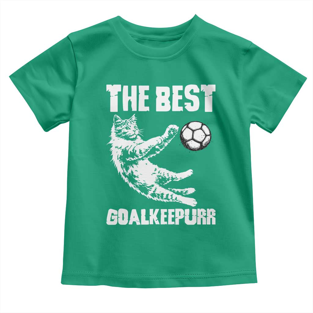 The Best Cat Goalkeeper Toddler T Shirt Soccer Player Gift