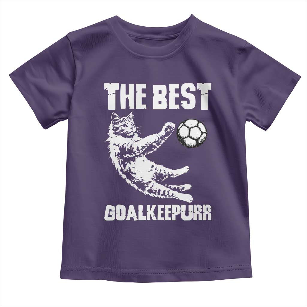 The Best Cat Goalkeeper Toddler T Shirt Soccer Player Gift