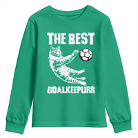 The Best Cat Goalkeeper Youth Sweatshirt Soccer Player Gift