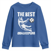 The Best Cat Goalkeeper Youth Sweatshirt Soccer Player Gift