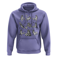 Funny Cat Soccer Player Hoodie Gift For Soccer Lovers