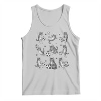 Funny Cat Soccer Player Tank Top Gift For Soccer Lovers