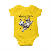 Purrfect Striker Baby Onesie Funny Cat Soccer Player Gift