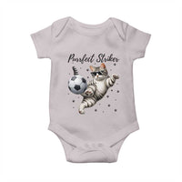 Purrfect Striker Baby Onesie Funny Cat Soccer Player Gift