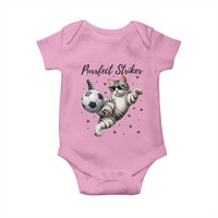 Purrfect Striker Baby Onesie Funny Cat Soccer Player Gift