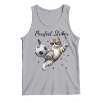 Purrfect Striker Tank Top Funny Cat Soccer Player Gift