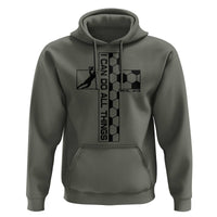 I Can Do All Things Through Soccer Christian Faith Gift Hoodie