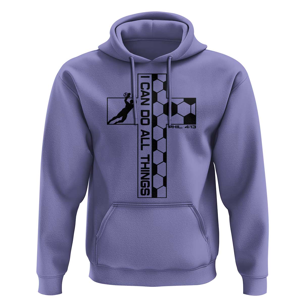 I Can Do All Things Through Soccer Christian Faith Gift Hoodie
