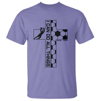 I Can Do All Things Through Soccer Christian Faith Gift T Shirt