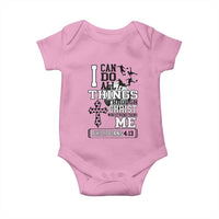 Soccer Christian Gift Baby Onesie I Can Do All Things Through Christ