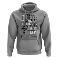 Soccer Christian Gift Hoodie I Can Do All Things Through Christ