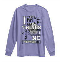 Soccer Christian Gift Long Sleeve Shirt I Can Do All Things Through Christ