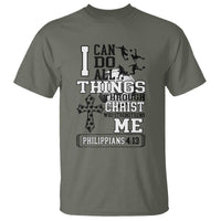 Soccer Christian Gift T Shirt I Can Do All Things Through Christ