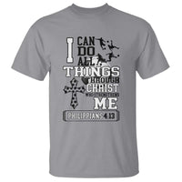 Soccer Christian Gift T Shirt I Can Do All Things Through Christ