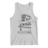 Soccer Christian Gift Tank Top I Can Do All Things Through Christ
