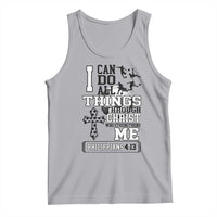 Soccer Christian Gift Tank Top I Can Do All Things Through Christ