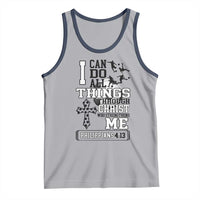 Soccer Christian Gift Tank Top I Can Do All Things Through Christ