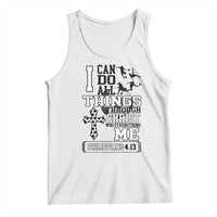 Soccer Christian Gift Tank Top I Can Do All Things Through Christ
