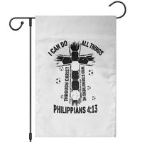 I Can Do All Things Through Christ Garden Flag Christian Soccer Faith