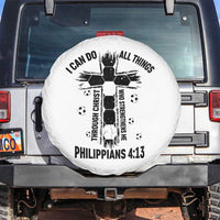 I Can Do All Things Through Christ Spare Tire Cover Christian Soccer Faith
