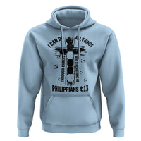 I Can Do All Things Through Christ Hoodie Christian Soccer Faith