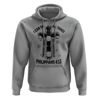 I Can Do All Things Through Christ Hoodie Christian Soccer Faith