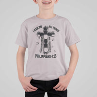 I Can Do All Things Through Christ T Shirt For Kid Christian Soccer Faith