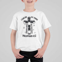 I Can Do All Things Through Christ T Shirt For Kid Christian Soccer Faith