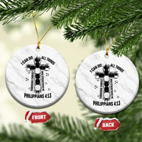 I Can Do All Things Through Christ Ceramic Ornament Christian Soccer Faith