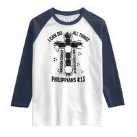 I Can Do All Things Through Christ Raglan Shirt Christian Soccer Faith