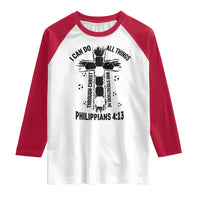 I Can Do All Things Through Christ Raglan Shirt Christian Soccer Faith
