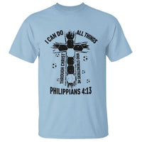 I Can Do All Things Through Christ T Shirt Christian Soccer Faith