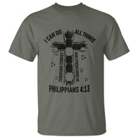 I Can Do All Things Through Christ T Shirt Christian Soccer Faith