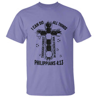 I Can Do All Things Through Christ T Shirt Christian Soccer Faith