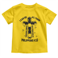 I Can Do All Things Through Christ Toddler T Shirt Christian Soccer Faith