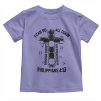 I Can Do All Things Through Christ Toddler T Shirt Christian Soccer Faith