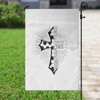 I Can Do All Things Through Christ Garden Flag Christian Soccer Cross Gift