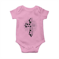 I Can Do All Things Through Christ Baby Onesie Christian Soccer Cross Gift