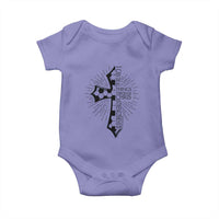 I Can Do All Things Through Christ Baby Onesie Christian Soccer Cross Gift